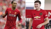 Virgil van Dijk (trái) sớm gửi cảnh báo đến Harry Maguire. Ảnh: Daily Express
