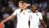 Raheem Sterling tiếp tục tuyền cảm hứng vào những chiến thắng của tuyển Anh. Ảnh: Getty Images