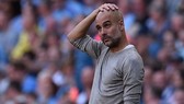 HLV Pep Guardiola cũng bất ngờ với cách đội bóng của ông tạo kỷ lục. Ảnh: Getty Images