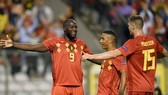 Romelu Lukaku xuất sắc cùng tuyển Bỉ giành tấm vé đầu tiên. Ảnh: Getty Images