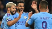 Sergio Aguero tiếp tục tỏa sáng để giúp Man.City vào tứ kết. Ảnh: Getty Images