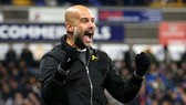 HLV Pep Guardiola tuyên bố tham vọng của ông tại Man.City vẫn chưa hoàn thành. Ảnh: Getty Images