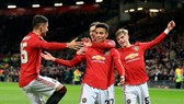 Các cầu thủ trẻ Man.United đã có màn “khóa đuôi” hoàn hảo. Ảnh: Getty Images