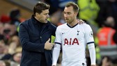 Christian Eriksen và Mauricio Pochettino là 2 nhân tố quan trọng nhất của giai đoạn 5 năm thành công vừa qua của Tottenham. Ảnh: Getty Images