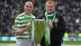 HLV Neil Lennon và các học trò ở Celtic phải chờ lâu để nâng chức vô địch tiếp theo. Ảnh: Getty Images