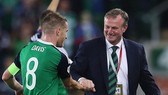 HLV Michael O'Neill làm nên một trong những giai đoạn thành công nhất lịch sử tuyển Bắc Ailen. Ảnh: Getty Images