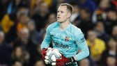 Marc-Andre ter Stegen khẳng định hạnh phúc ở Barcelona. Ảnh: Getty Images