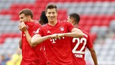 Robert Lewandowski tiếp tục phong độ ghi bàn xuất chúng để giúp Bayern tiến sát chức vô địch. Ảnh: Getty Images