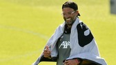 HLV Jurgen Klopp thoải mái trong những buổi tập. Ảnh: Getty Images