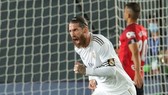 Sergio Ramos tiếp tục truyền cảm hứng cho cuộc đua vô địch của Real. Ảnh: Getty Images