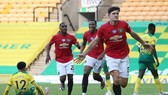 Harry Maguire ghi bàn thắng vàng giúp Man.United vào bán kết. Ảnh: Getty Images