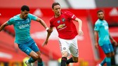 Nemanja Matic đang là chốt chặn hiệu quả ở giữa sân của Man.United. Ảnh: Getty Images