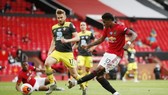 Marcus Rashford và Man.United đã đánh rơi điểm số rất đáng tiếc. Ảnh: Getty Images