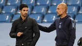 Mikel Arteta từng thắng Pep Guardiola ở bán kết FA Cup mùa qua. Ảnh: Getty Images