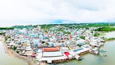 Thị trấn Cần Thạnh, huyện Cần Giờ . Ảnh: HOÀNG HÙNG