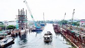 Một số hạng mục của dự án được thi công