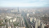 Trung tâm TPHCM nhìn từ độ cao 500m. Ảnh: PHẠM AN DƯƠNG
