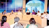 Quang cảnh buổi Lắng nghe và trao đổi “Công tác thi hành án dân sự trên địa bàn TPHCM - thực trạng và giải pháp” ngày 4-8