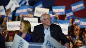 Ông Bernie Sanders và nụ cười chiến thắng ở Nevada. Ảnh: REUTERS