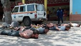 Nhóm lính đánh thuê bị Venezuela bắt giữ. Nguồn: AP
