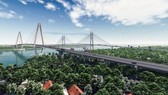 Phối cảnh dự án cầu Mỹ Thuận 2, sẽ đấu nối với cao tốc Trung Lương - Mỹ Thuận và tuyến cao tốc Mỹ Thuận - Cần Thơ