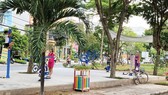 Công viên khu mũi tàu Nam Long, phường Phú Thuận, quận 7, TPHCM được chuyển hóa từ bãi đất trống