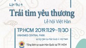 Lễ hội "Trái tim yêu thương" lần 4 sẽ tổ chức tại Vinhomes Central Park - TPHCM