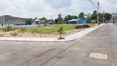 Một dự án phân lô, bán nền đã thực hiện tại huyện Bình Chánh, TPHCM. Ảnh: HUY LÊ