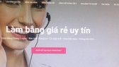 Một trang web mua bán bằng giả công khai trên mạng xã hội