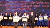 Bộ GD-ĐT không thay đổi kết quả cuộc thi khoa học kỹ thuật cấp quốc gia