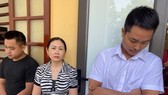 Các đối tượng tại cơ quan điều tra. Ảnh: CATH