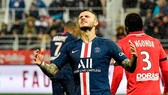 Sự thất vọng của tiền đạo Mauro Icardi sau pha bỏ lỡ cơ hội trước khung thành Dijon