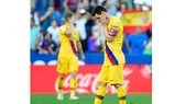 Sự thất vọng của Messi sau trận đấu với Levante