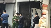 Công an khám nghiệm hiện trường vụ cháy