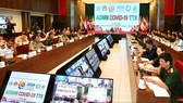 Các đại biểu tham dự tại điểm cầu Hà Nội. Ảnh: TTXVN
