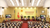 Quang cảnh kỳ họp thứ 15, HĐND TP Hà Nội. Ảnh: TTXVN