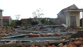 Houses, schools collape after storm in Quang Binh
