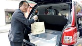 Taxi giao thức ăn tại Nhật Bản
