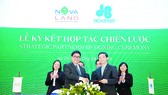 Ký kết với Tập đoàn Hòa Bình (nhà thầu xây dựng dự án NovaBeach Cam Ranh Resort & Villas)