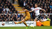 Harry Kane ghi bàn trong trận gặp Fulham ở Cú[p Fa mùa trước, nơi họ thắng 3-0 ngay trên sân khách
