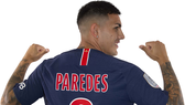 Tiền vệ Leandro Paredes khoe màu áo mới PSG.