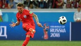 Kieran Trippier síut phạt trong màu áo tuyển Anh.