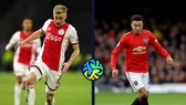 Donny van de Beek và Jesse Lingard.