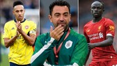 Xavi (giữa) nhận xét về Aubameyang và Sadio Mane