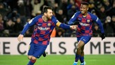 Leo Messi và Ansu Faty