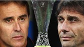 HLV Julen Lopetegui (Sevilla) và Antonio Conte (Inter)