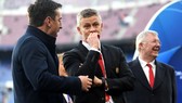 Gary Neville và Ole Solskjaer