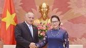 Chủ tịch Quốc hội Nguyễn Thị Kim Ngân tiếp Phó Chủ tịch thứ nhất Đảng Xã hội chủ nghĩa thống nhất Venezuela Diosdado Cabello Rondón