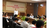 Chủ nhiệm Ủy ban Kinh tế Vũ Hồng Thanh chủ trì cuộc toạ đàm