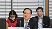 Bộ trưởng Bộ Giáo dục và Đào tạo Phùng Xuân Nhạ tại hội nghị